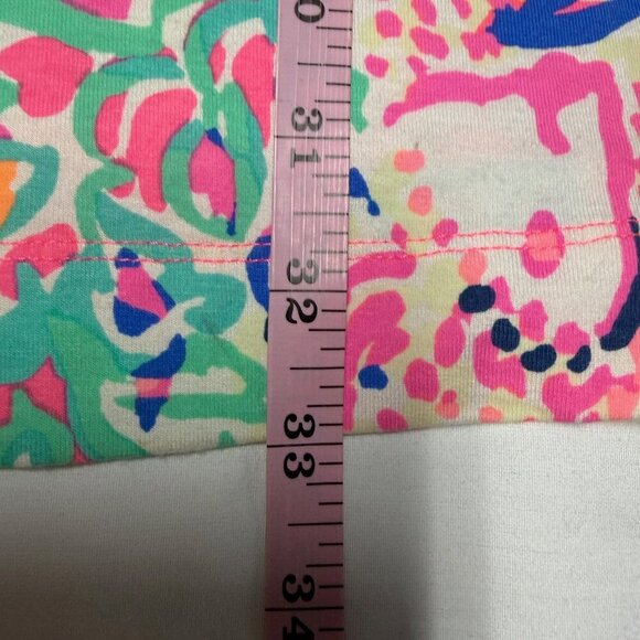 Lilly Pulitzer Laurana Off-Shoulder Dress Coral Reef Seacret M EUC - Picture 11 of 11